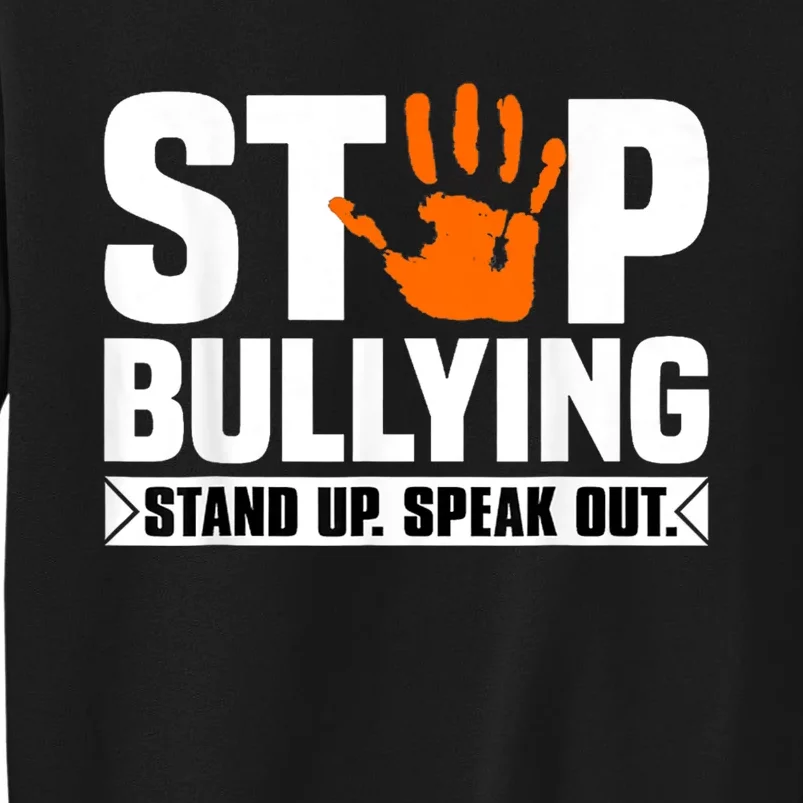 Stop Bullying Design Orange Stand Up Speak Out Unity Day Sweatshirt