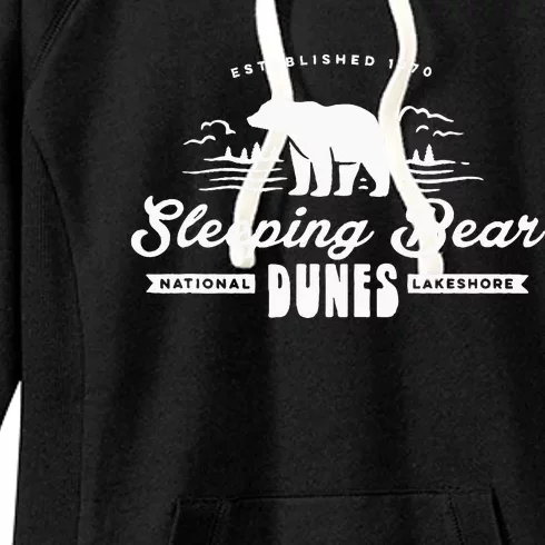 Sleeping Bear Dunes Michigan National Park Souvenir Women's Fleece Hoodie