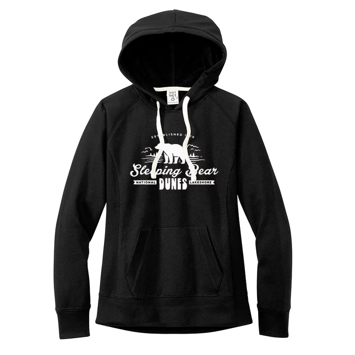 Sleeping Bear Dunes Michigan National Park Souvenir Women's Fleece Hoodie