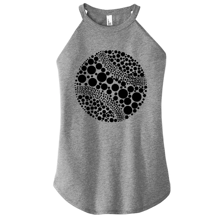 Softball Ball Dot Carnival Mask Beads Crayfish Fat Tuesday Gift Women’s Perfect Tri Rocker Tank