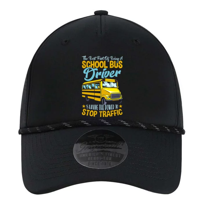 School Bus Driver Can Stop Traffic Gift School Bus Gift Cool Gift Performance The Dyno Cap