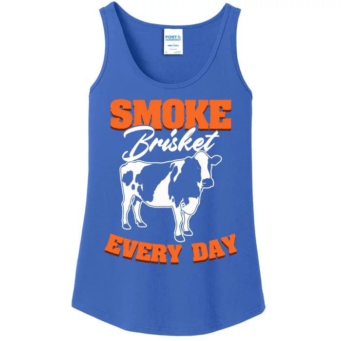 Smoke Brisket Everyday Bbq Grilling Barbecue Smoke Brisket Gift Ladies Essential Tank