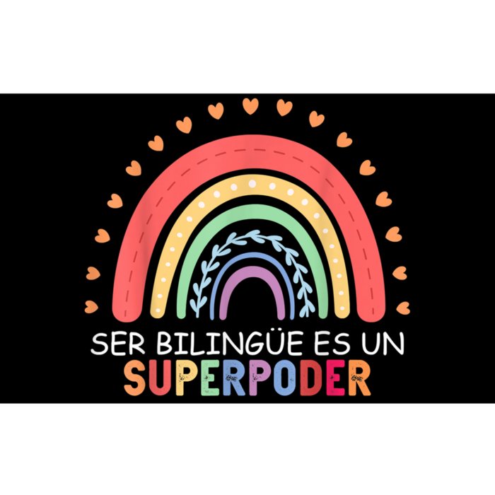 Ser Bilingue Es Un Superpoder Spanish Teacher Back To School Bumper Sticker