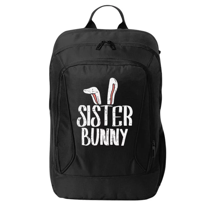 Sister Bunny Ears Cute Easter Family Matching City Backpack