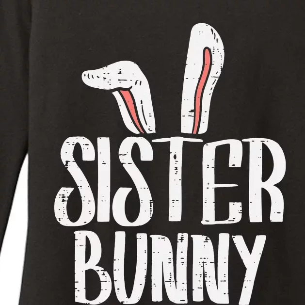 Sister Bunny Ears Cute Easter Family Matching Womens CVC Long Sleeve Shirt