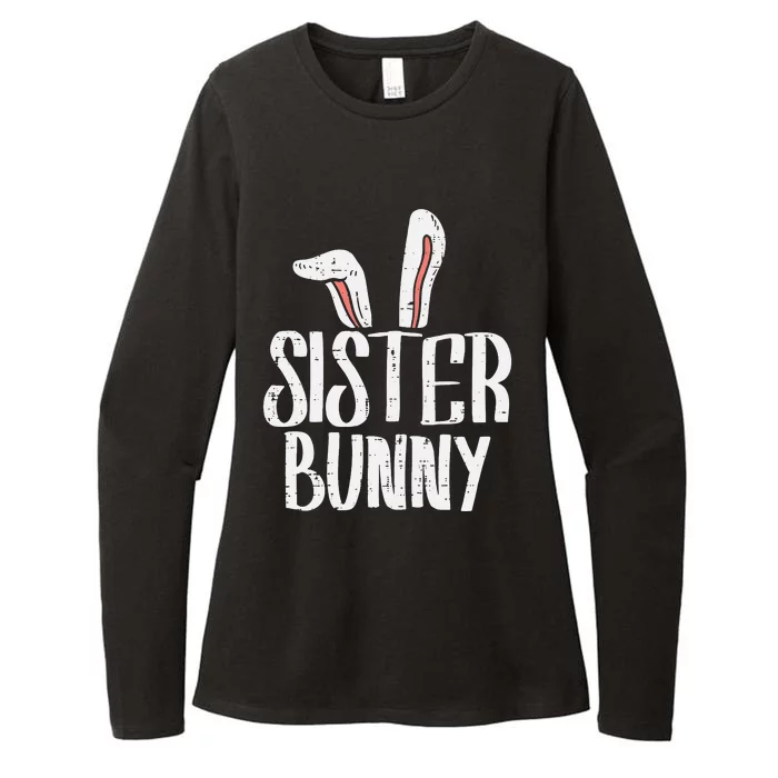 Sister Bunny Ears Cute Easter Family Matching Womens CVC Long Sleeve Shirt