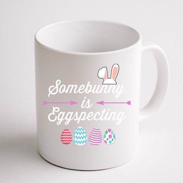 Some Bunny Easter Pregnancy Announcet For Expecting Mom Great Gift Front & Back Coffee Mug