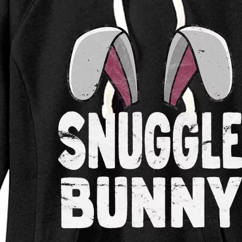 Snuggle Bunny Easter Bunny Ears For Easter Day Women's Fleece Hoodie