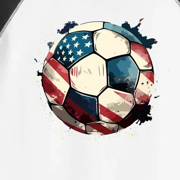 Soccer Ball Flag Hoodie Toddler Fine Jersey T-Shirt