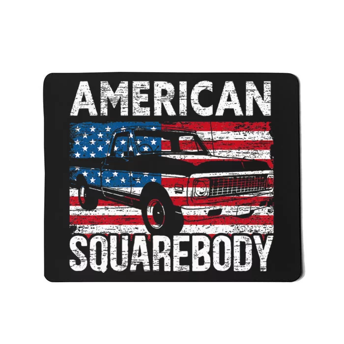 Square Body For A Old Pickup Truck Lovers Mousepad