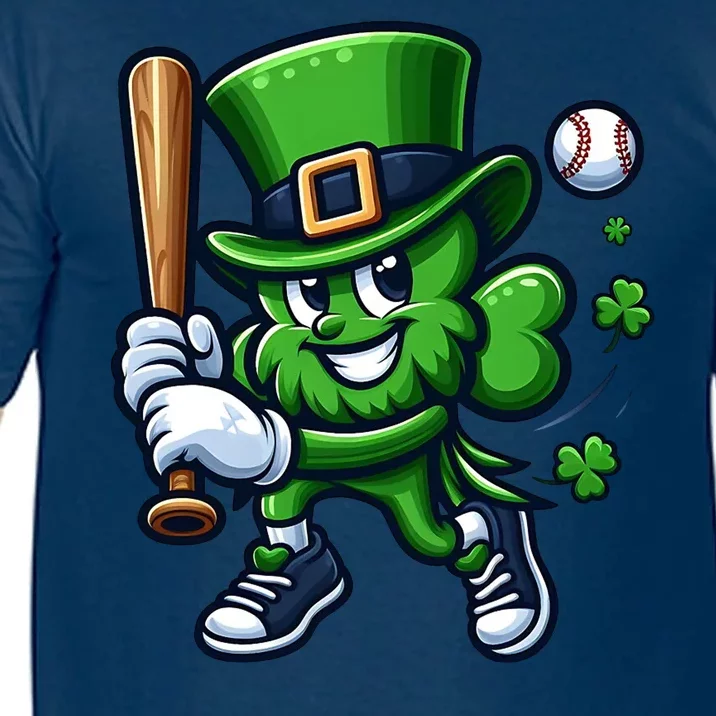 Shamrock Baseball Funny St Patricks Day Comfort Colors T-Shirt