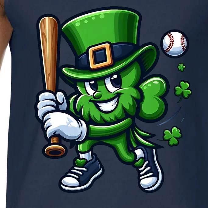 Shamrock Baseball Funny St Patricks Day Comfort Colors® Tank Top