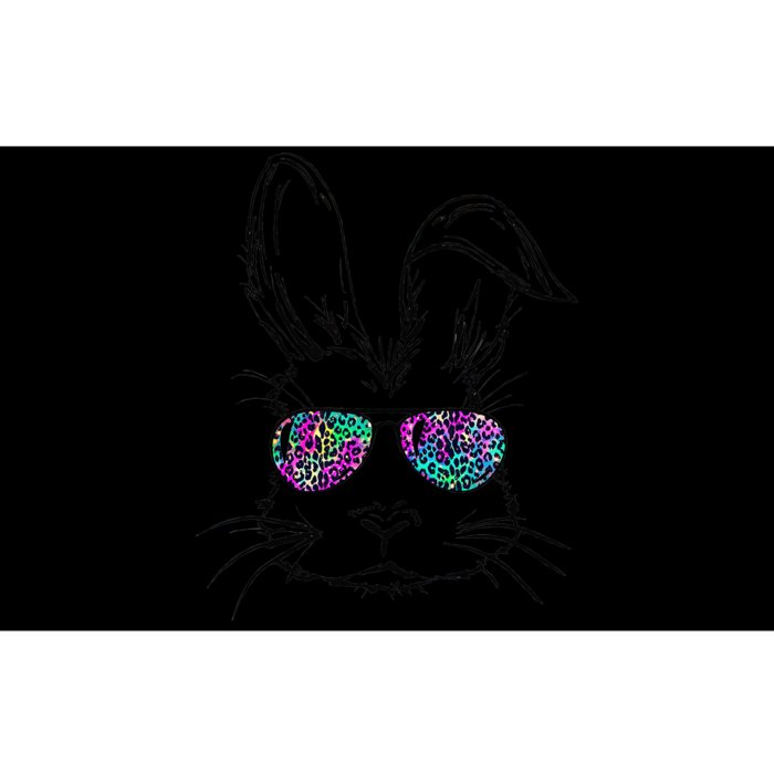 Sunglass Bunny Face Leopard Happy Easter Day Bumper Sticker