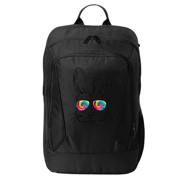 Sunglass Bunny Face Tie Dye Happy Easter Day City Backpack