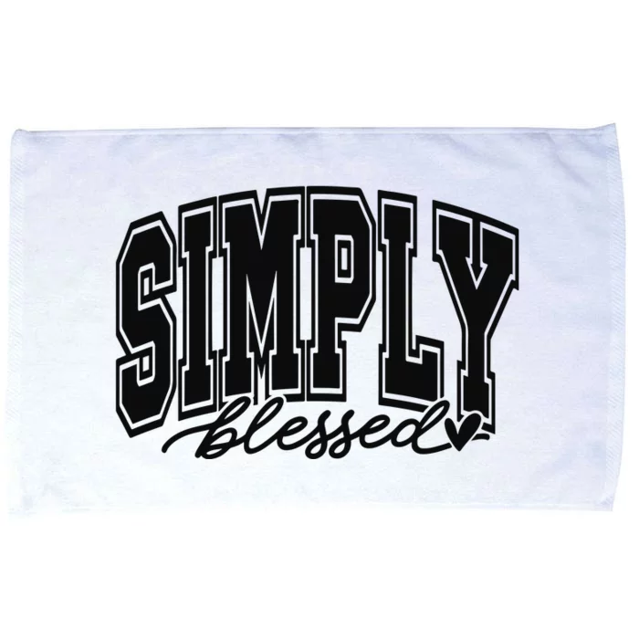 Simply Blessed Faith Christian Religious Jesus Microfiber Hand Towel