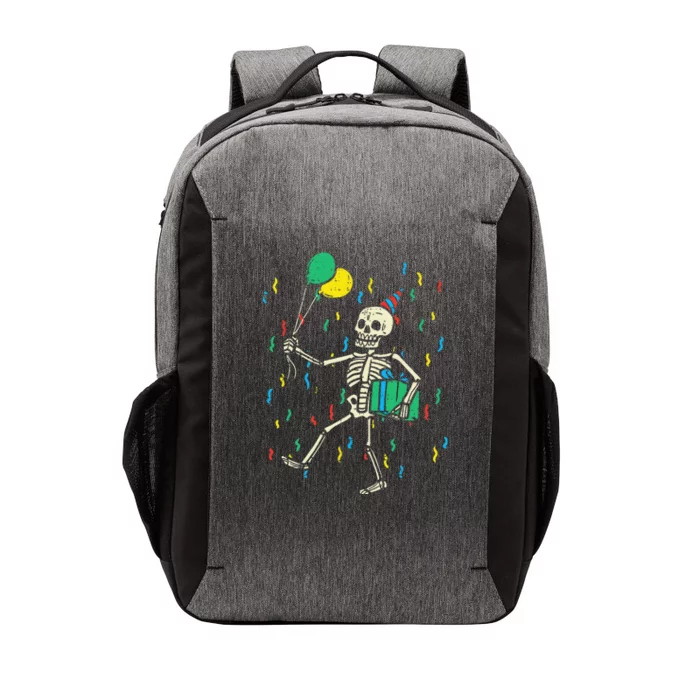 Skeleton Birthday Funny Happy Halloween Bday Vector Backpack