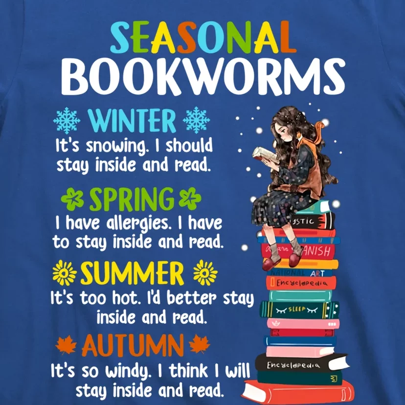 Seasonal Bookworms Funny Gift T-Shirt