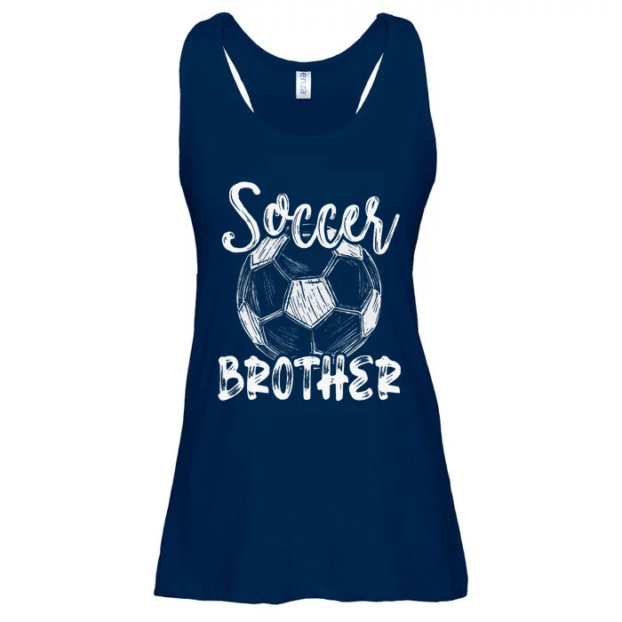 Soccer Brother Family Matching Team Player Soccer Ball Ladies Essential Flowy Tank