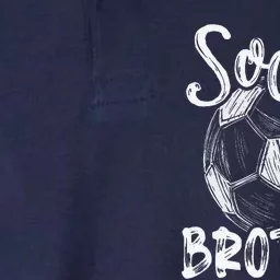 Soccer Brother Family Matching Team Player Soccer Ball Softstyle Adult Sport Polo