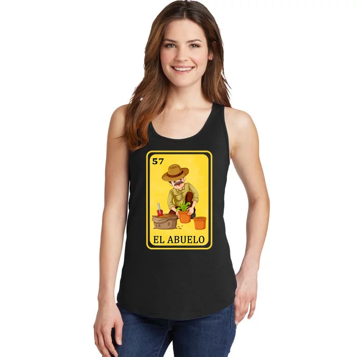 Spanishmexican Bingo Funny Gifts El Abuelo Ladies Essential Tank