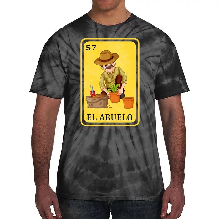 Spanishmexican Bingo Funny Gifts El Abuelo Tie-Dye T-Shirt