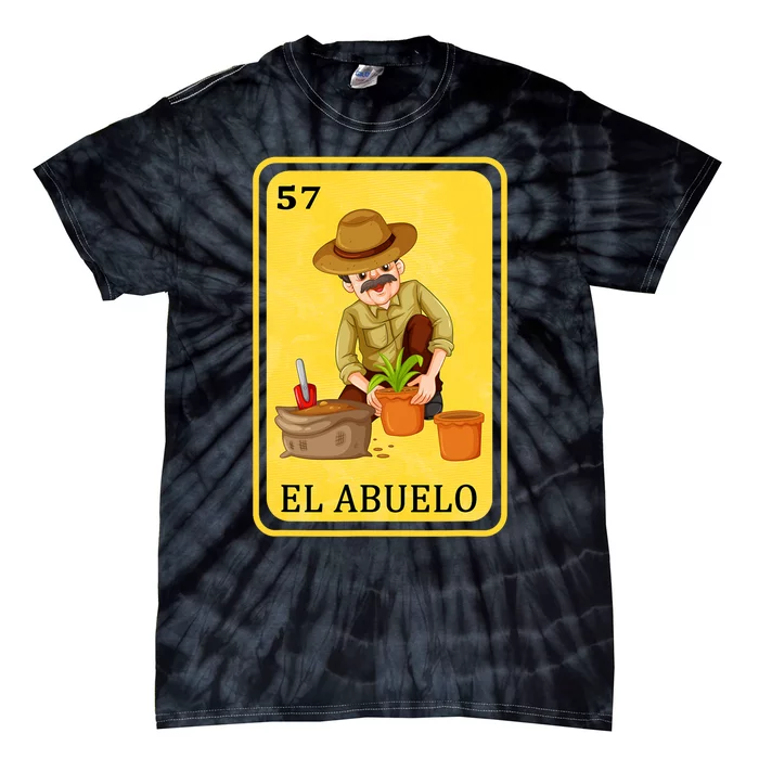 Spanishmexican Bingo Funny Gifts El Abuelo Tie-Dye T-Shirt