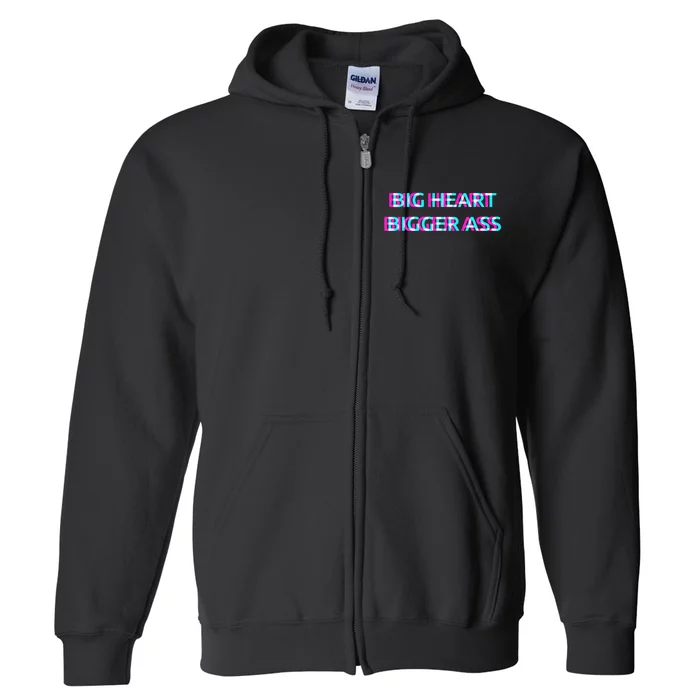 Sarcastic Booty Funny Humor Curvy Full Zip Hoodie