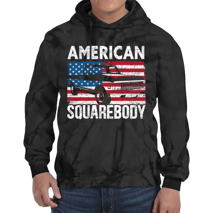 Square Body for a Old Chevy Pickup Truck Lovers Tie Dye Hoodie