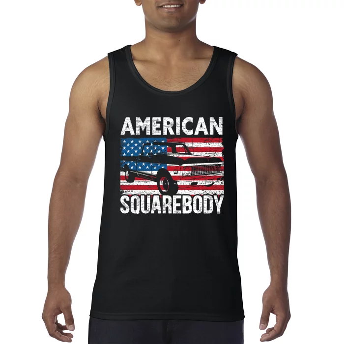 Square Body for a Old Chevy Pickup Truck Lovers Tank Top