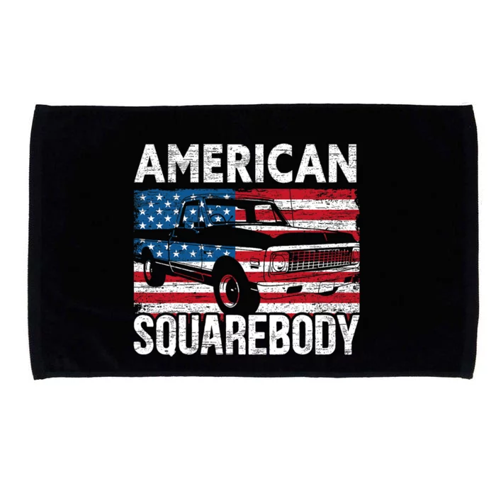 Square Body for a Old Chevy Pickup Truck Lovers Microfiber Hand Towel