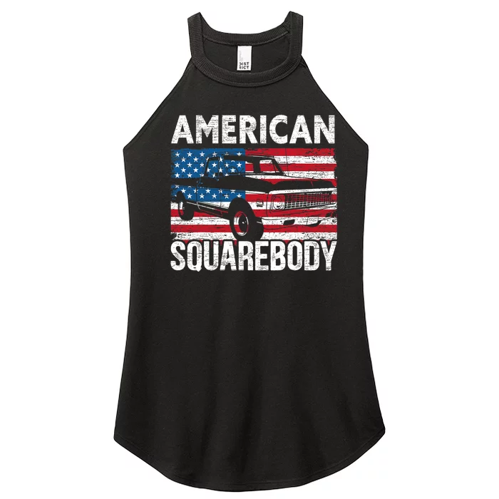 Square Body for a Old Chevy Pickup Truck Lovers Women’s Perfect Tri Rocker Tank