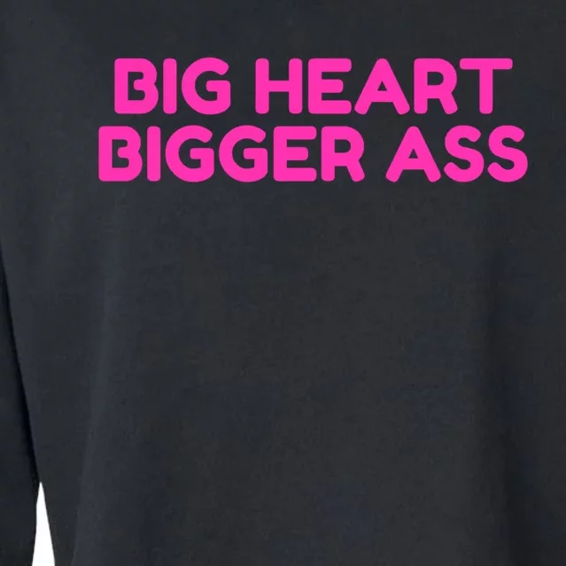 Sarcastic Booty Funny Humor Curvy Cropped Pullover Crew