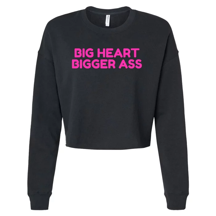 Sarcastic Booty Funny Humor Curvy Cropped Pullover Crew