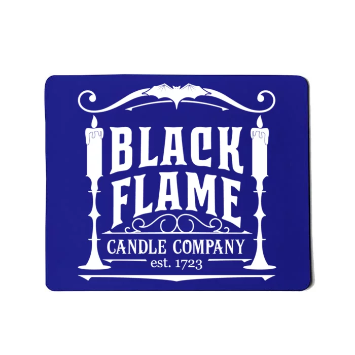 Salem Black Flame Candle Company Est 1723 Halloween Great Gift Mousepad