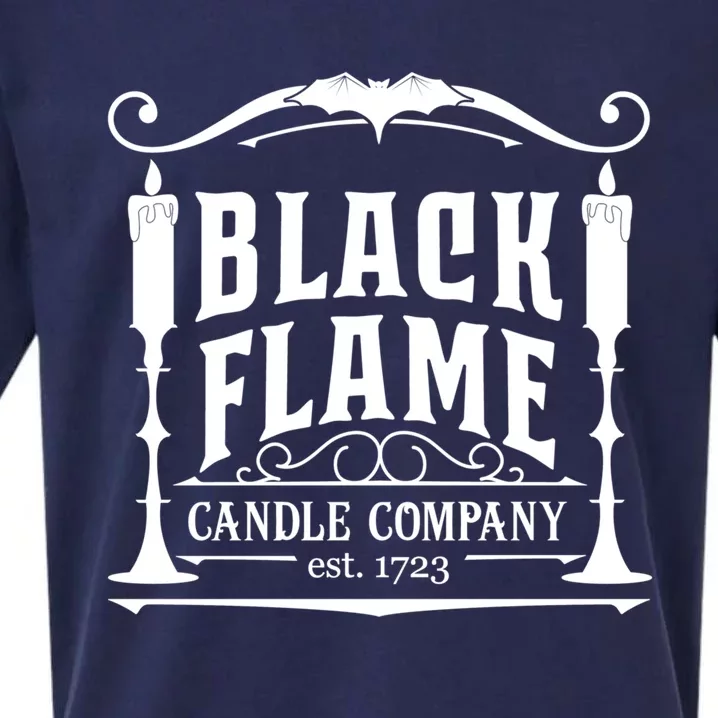 Salem Black Flame Candle Company Est 1723 Halloween Great Gift Sueded Cloud Jersey T-Shirt