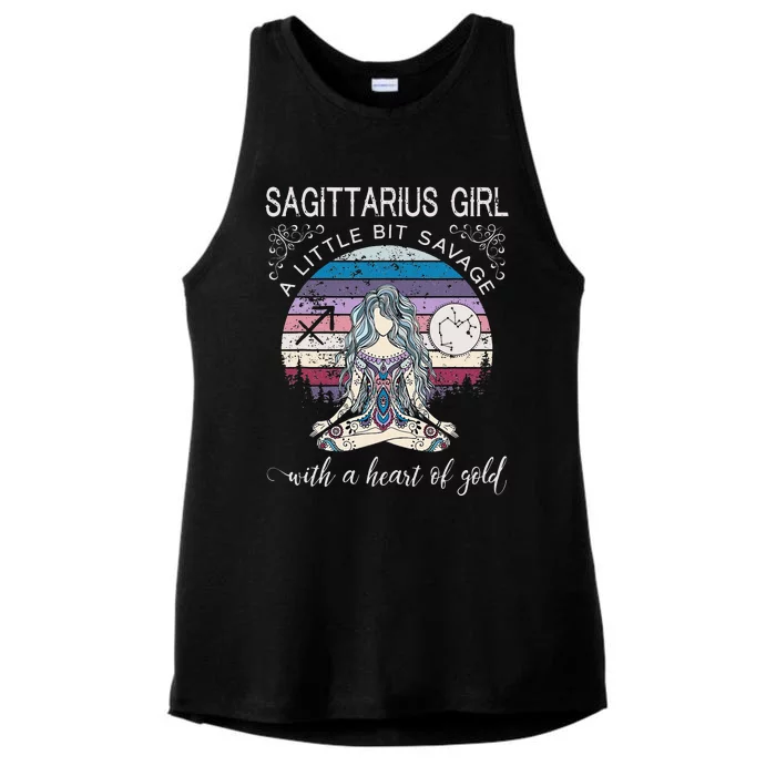 Sagittarius Birthday for Wo December Gift Ladies Tri-Blend Wicking Tank