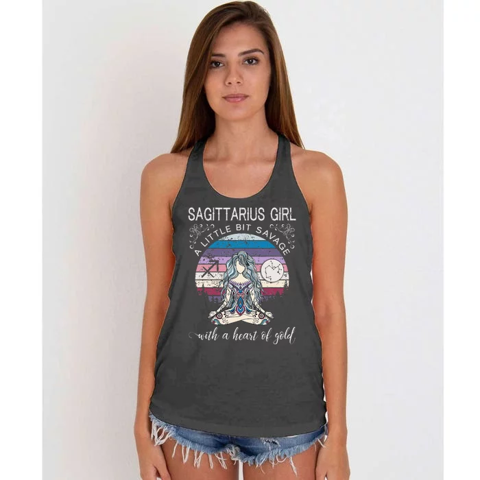 Sagittarius Birthday for Wo December Gift Women's Knotted Racerback Tank