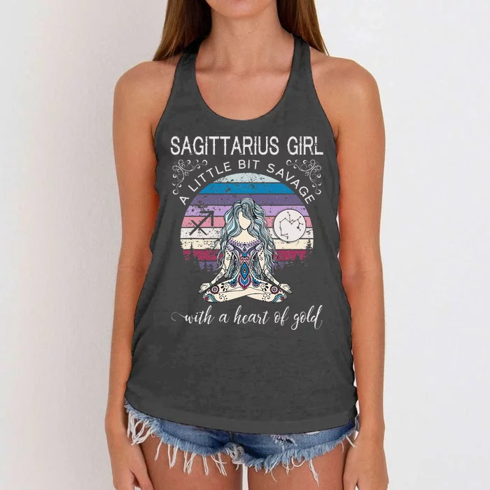 Sagittarius Birthday for Wo December Gift Women's Knotted Racerback Tank