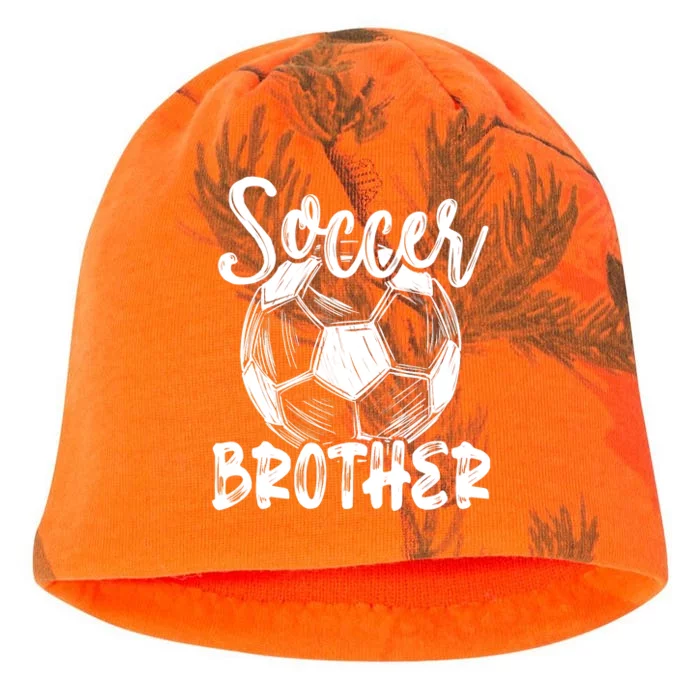 Soccer Brother Family Matching Team Player Soccer Ball Kati - Camo Knit Beanie