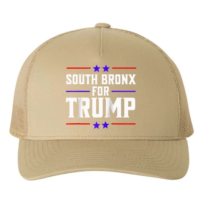 South Bronx For Trump Raglan Baseball Yupoong Adult 5-Panel Trucker Hat