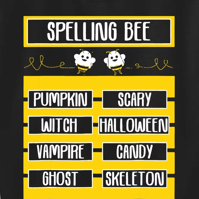 Spelling Bee Funny Pun Halloween Costume For Teachers Kids Sweatshirt