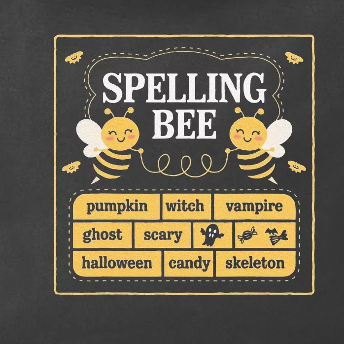 Spelling Bee Funny Pun Halloween Costumes For Teachers Zip Tote Bag