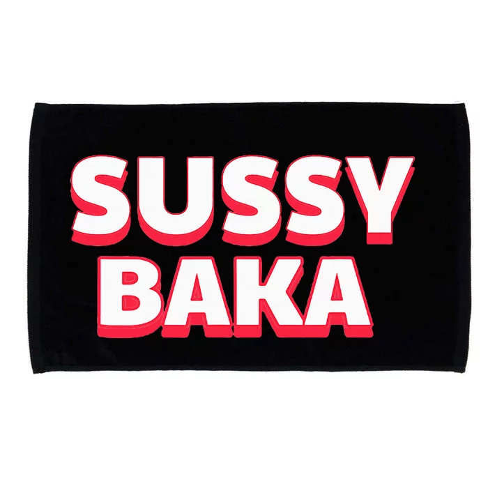 Sussy Baka Funny Sus Meme Microfiber Hand Towel