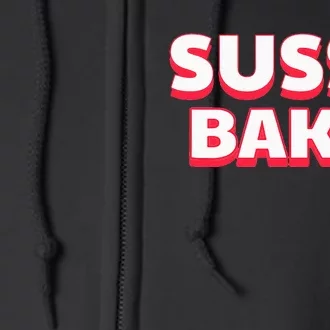 Sussy Baka Funny Sus Meme Full Zip Hoodie