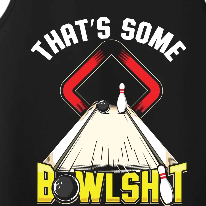 Some Bowlsht Funny Ten Pin 10 Bowling Gift Men Women Performance Tank