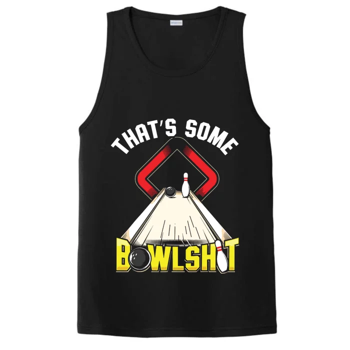 Some Bowlsht Funny Ten Pin 10 Bowling Gift Men Women Performance Tank