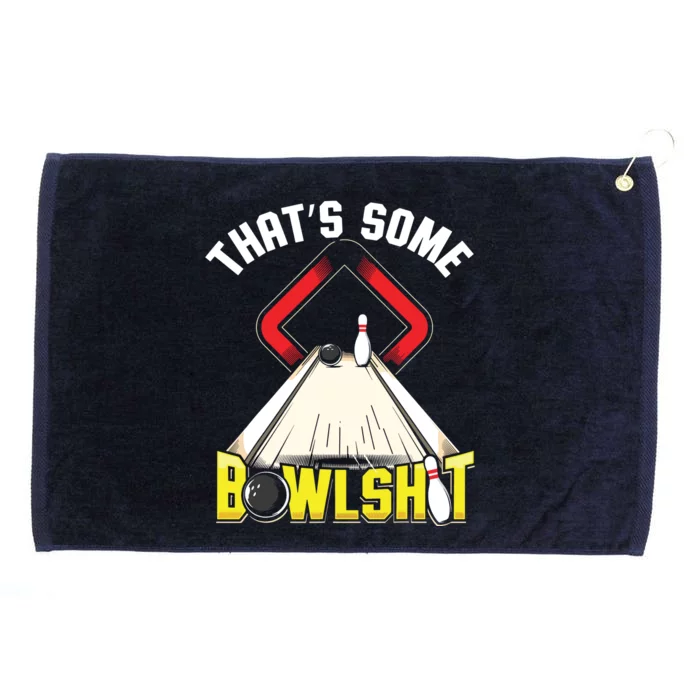 Some Bowlsht Funny Ten Pin 10 Bowling Gift Men Women Grommeted Golf Towel