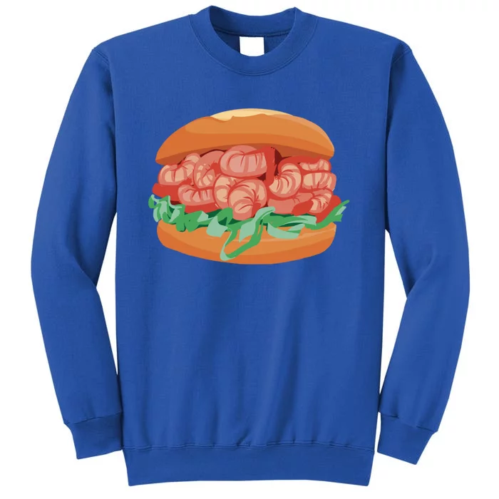 Shrimp Burger Fastfood Graphic And Gift Sweatshirt