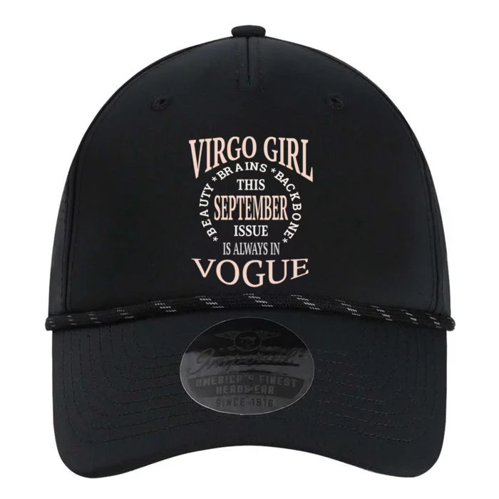 September Birthday Funny Gift Virgo Always In Vogue Zodiac Cute Gift Performance The Dyno Cap