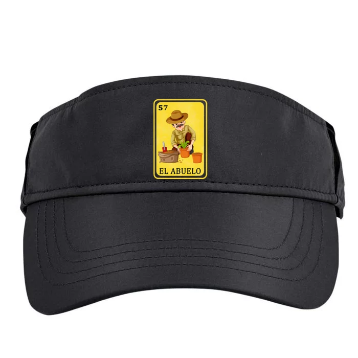 Spanishmexican Bingo Funny Gifts El Abuelo Adult Drive Performance Visor